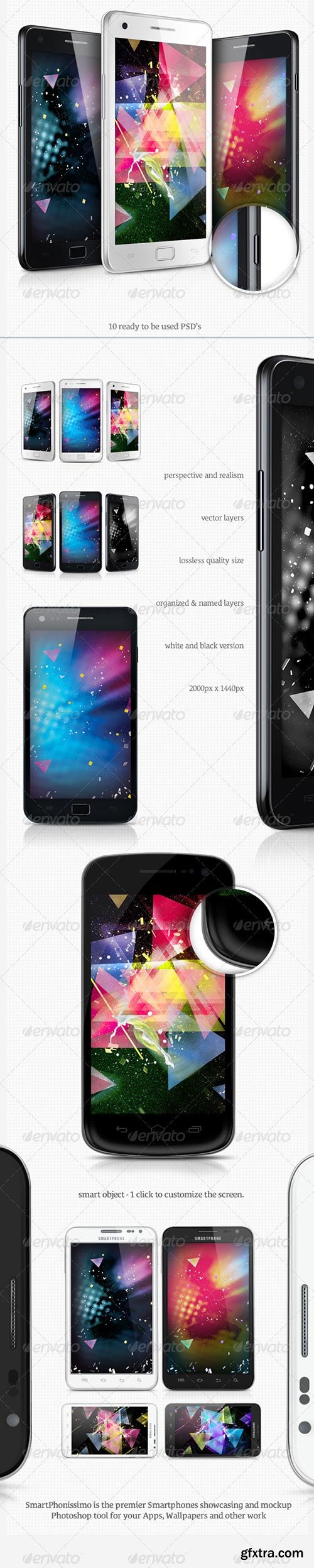 GraphicRiver - SmartPhonissimo - Mobile Mock-up Showcaser