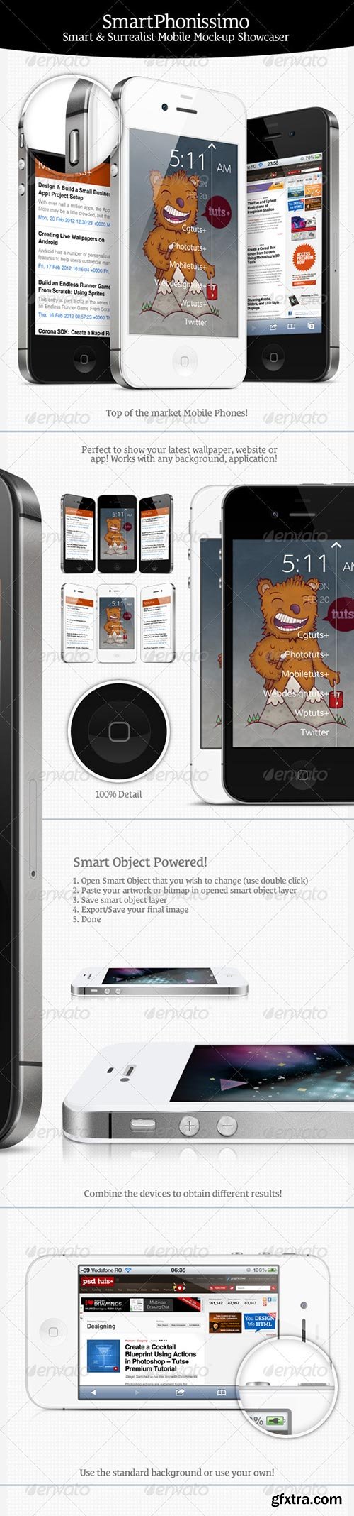 GraphicRiver - SmartPhonissimo - Mobile Mock-up Showcaser