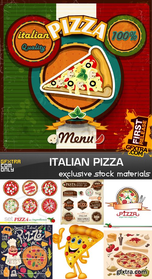 Italian Pizza, 25xEPS