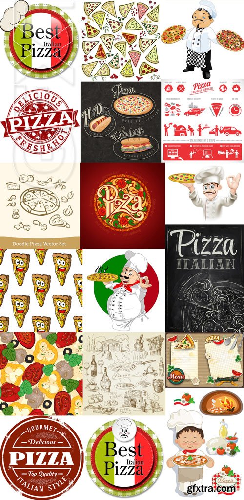 Italian Pizza, 25xEPS