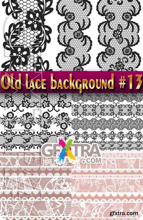 Vintage lace background #13 - Stock Vector