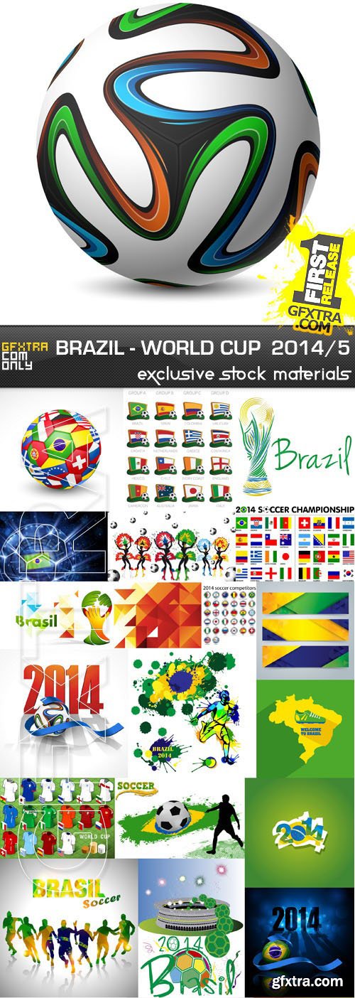 Brazil - FIFA World Cup 2014 vol.5, 25xUHQ JPEG