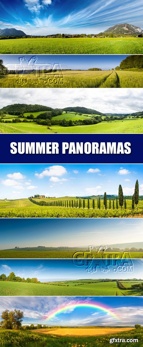 Stock Photo - Summer Nature Panoramas