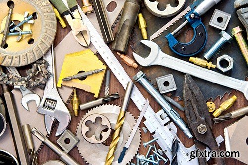 Stock Photos - Tools for construction, 25xJPG