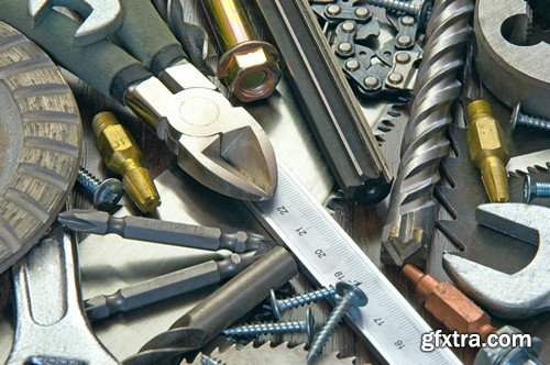 Stock Photos - Tools for construction, 25xJPG