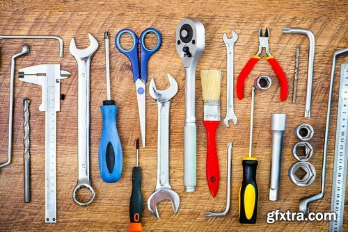 Stock Photos - Tools for construction, 25xJPG