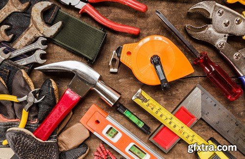 Stock Photos - Tools for construction, 25xJPG