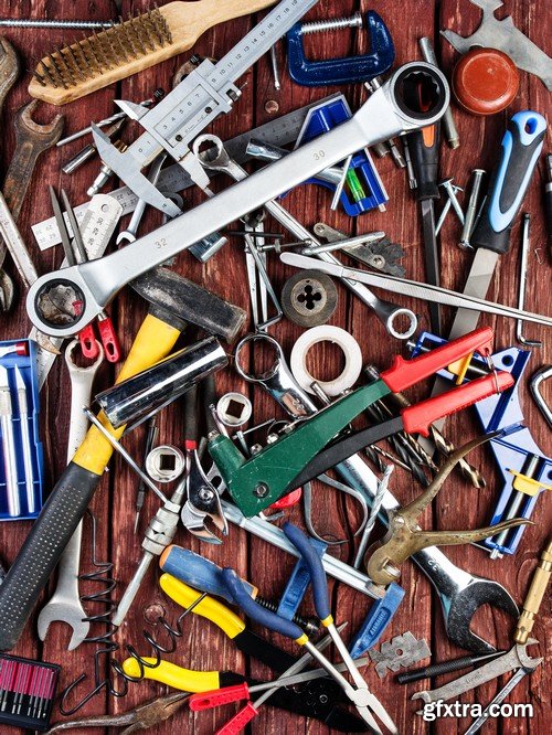 Stock Photos - Tools for construction, 25xJPG