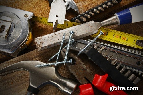 Stock Photos - Tools for construction, 25xJPG