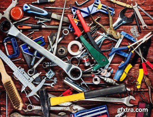 Stock Photos - Tools for construction, 25xJPG