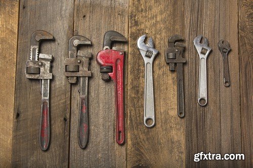 Stock Photos - Tools for construction, 25xJPG