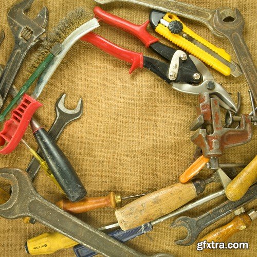 Stock Photos - Tools for construction, 25xJPG