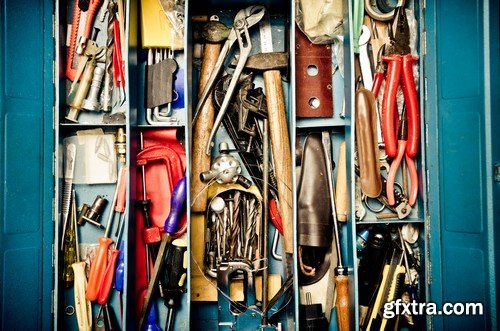 Stock Photos - Tools for construction, 25xJPG