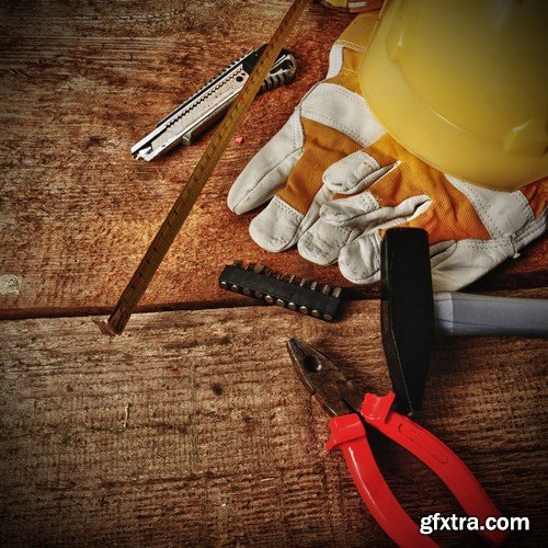 Stock Photos - Tools for construction, 25xJPG