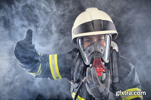 Stock Photos - Firefighter 2, 25xJPG