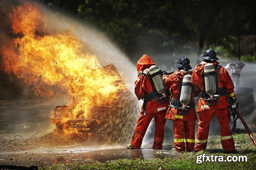 Stock Photos - Firefighter 2, 25xJPG