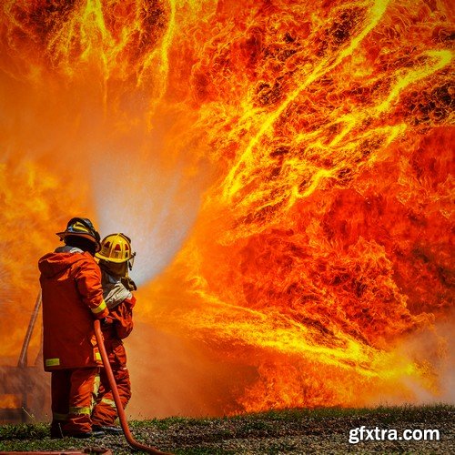 Stock Photos - Firefighter 2, 25xJPG