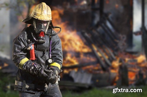 Stock Photos - Firefighter 2, 25xJPG