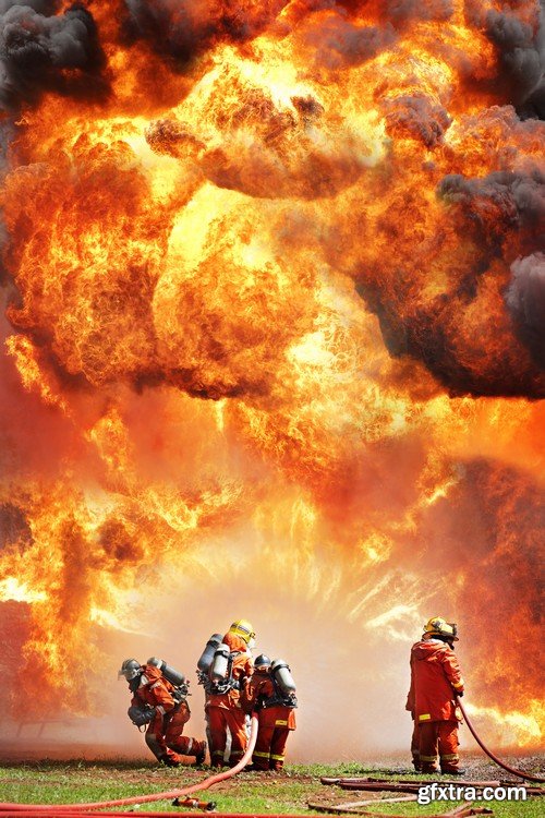 Stock Photos - Firefighter 2, 25xJPG