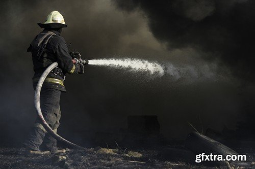 Stock Photos - Firefighter 2, 25xJPG