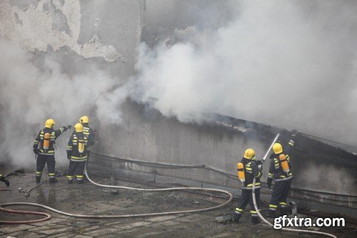 Stock Photos - Firefighter 2, 25xJPG