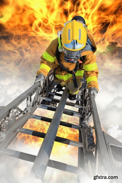 Stock Photos - Firefighter 2, 25xJPG