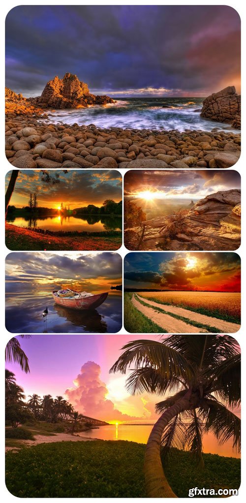 Wallpaper pack - Amazing sunset