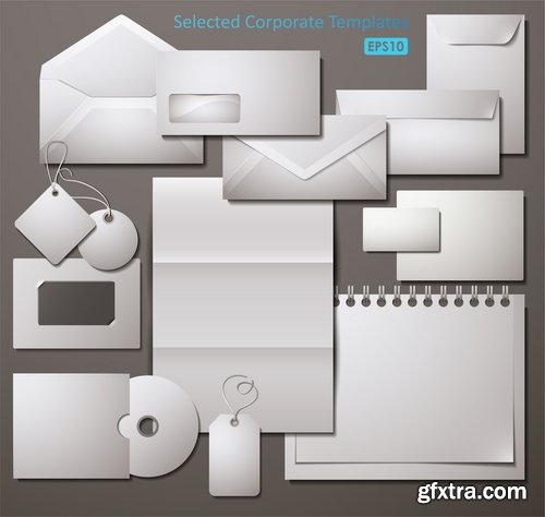 Paper Elements in vector - 17 Eps - 4 Ai - 4 Svg