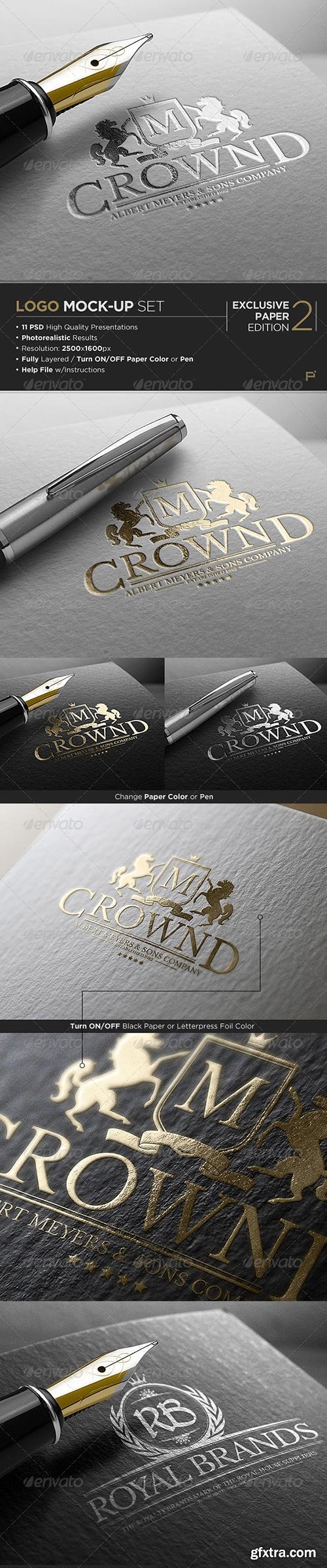 GraphicRiver - Logo Mock-Up / Exclusive Paper Edition 2