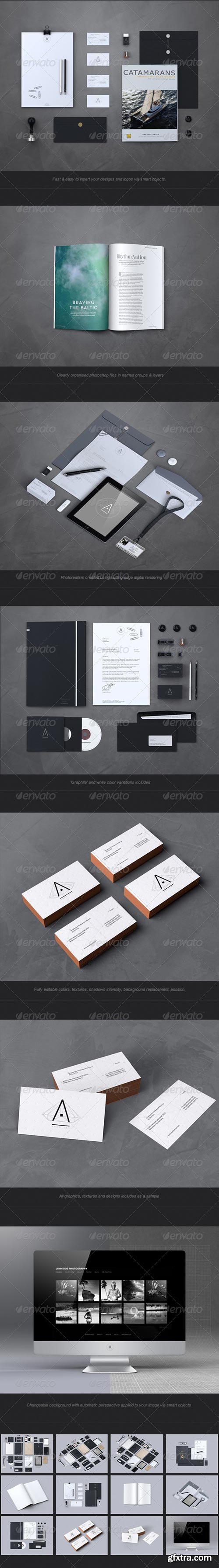 GraphicRiver - Stationery / Branding Mock-Up