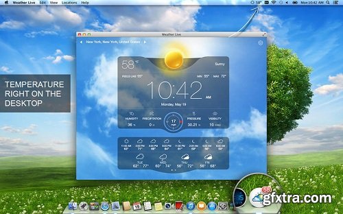 Apalon Weather Live 1.3 (Mac OS X)