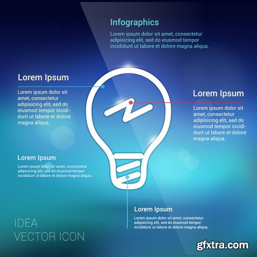 Stock Vectors - Idea 13, 25xEPS