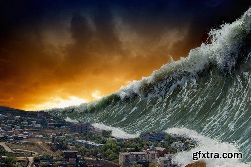 Stock Photos - Big wave of the sea, 25xJPG