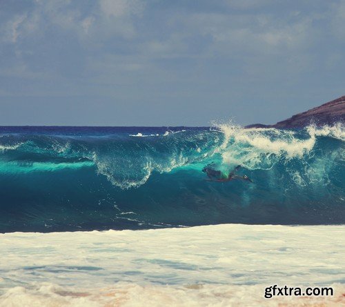 Stock Photos - Big wave of the sea, 25xJPG