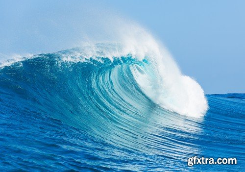 Stock Photos - Big wave of the sea, 25xJPG