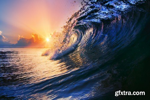 Stock Photos - Big wave of the sea, 25xJPG