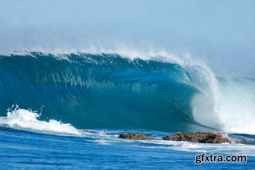 Stock Photos - Big wave of the sea, 25xJPG