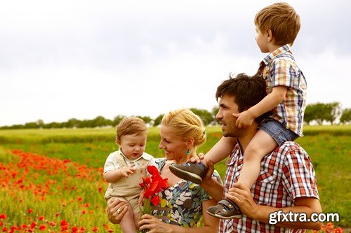 Stock Photos - Family, 25xJPG