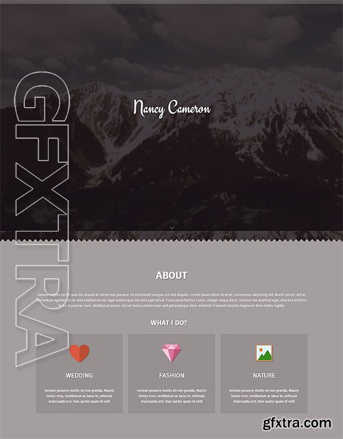 Parallax One Page Responsive Template