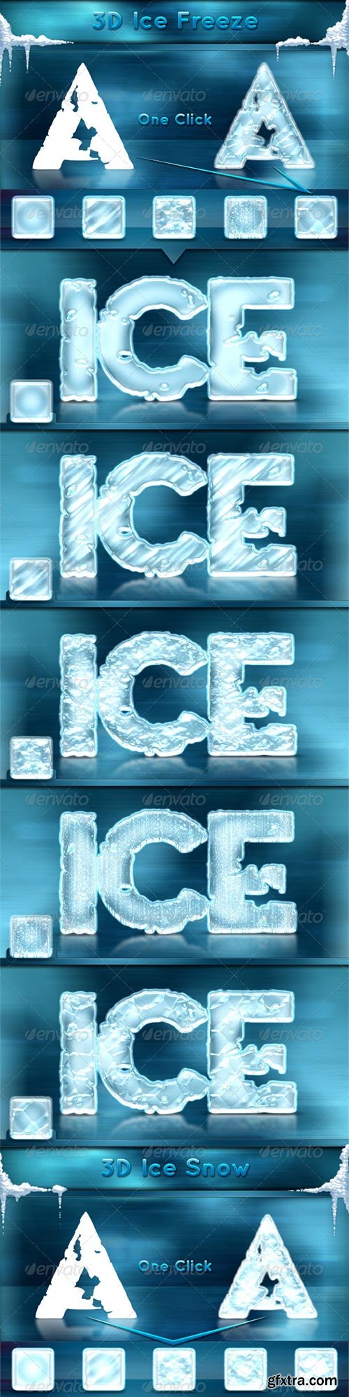 GraphicRiver - 3D Ice Cool, Freeze & Snow Effects Styles