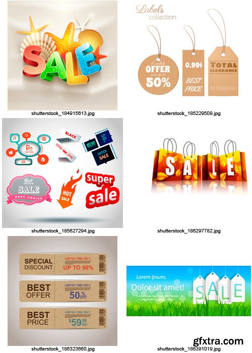 Amazing SS - Sale Tags 6, 25xEPS