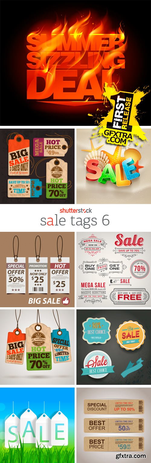 Amazing SS - Sale Tags 6, 25xEPS