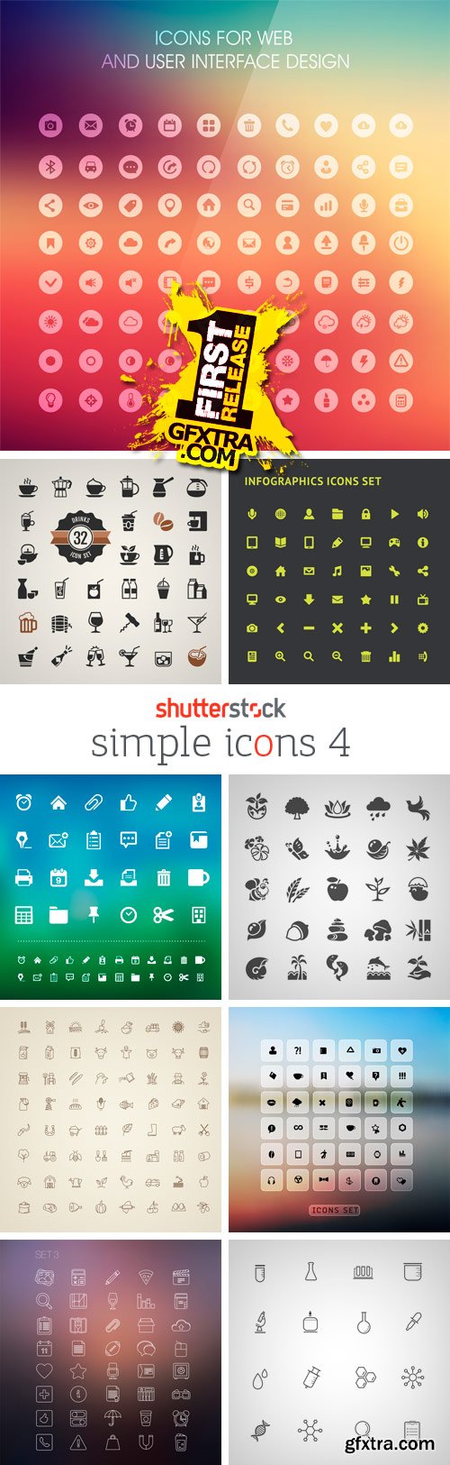 Amazing SS - Simple Icons 4, 25xEPS