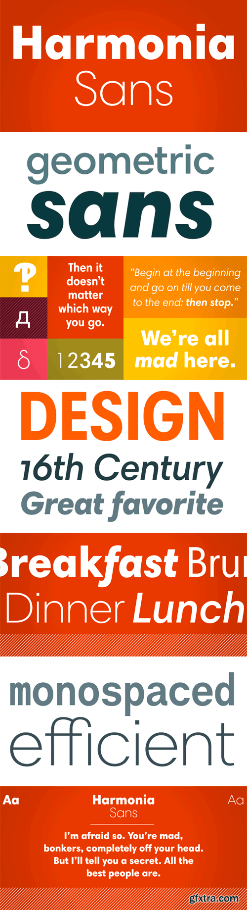 Harmonia Sans Font Family - 27 Fonts fpr $1568