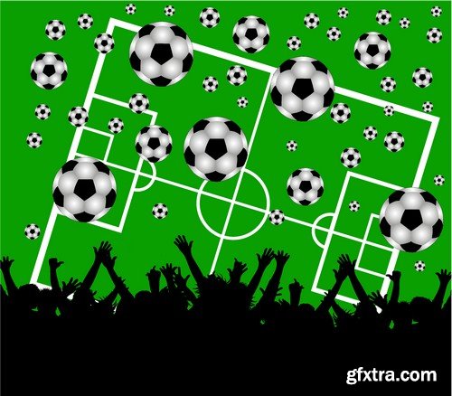 Stock Vectors - Football, soccer 4, 47xEPS