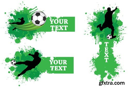 Stock Vectors - Football, soccer 4, 47xEPS