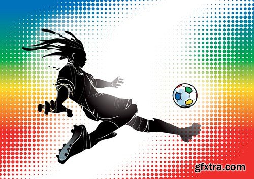 Stock Vectors - Football, soccer 4, 47xEPS