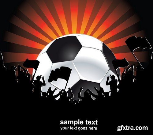 Stock Vectors - Football, soccer 4, 47xEPS