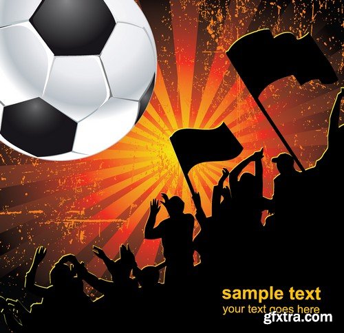 Stock Vectors - Football, soccer 4, 47xEPS