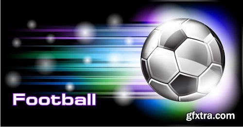 Stock Vectors - Football, soccer 3, 45xEPS